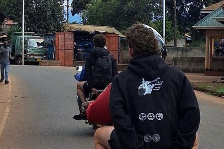 Bodaboda Experience to Materuni Waterfall and Coffee Tour 