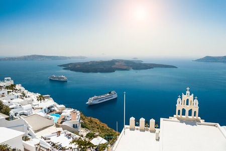 Bypass Aerial Tram!!! Santorini Tour for Cruise Passengers