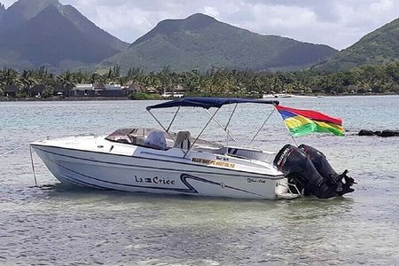 Speedboat Blue Bay to Ile Aux Cerfs BBQ and Lobster Lunch