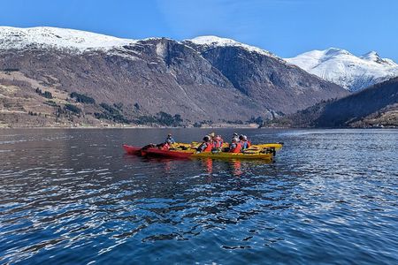 Olden: easy Kayaking for beginners om the fjord 
