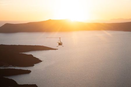 Santorini 360: Helicopter Ride, Must-See Sights & Wine Tasting