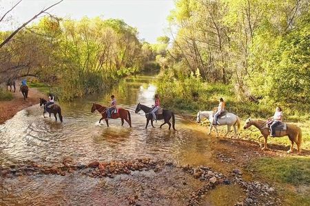 Sedona Horseback Rides At Dead Horse Ranch with River Crossing