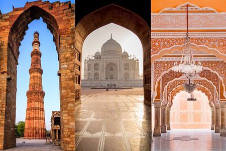 5 Days Private Golden Triangle Tour to Agra & Jaipur from Delhi