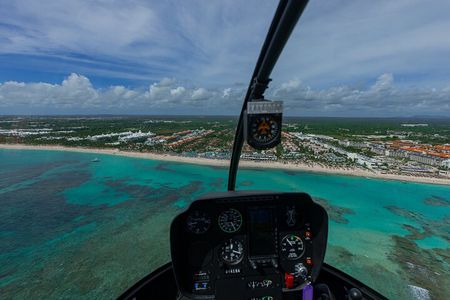 Helicopter tour of Punta Cana