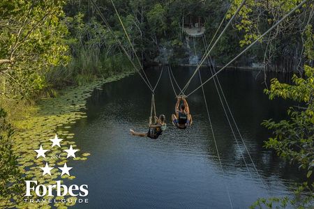 Xcaret 4-Cenotes-Guided Tour- Snacks, Lunch and Drinks included 