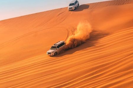 4hr Desert Safari: Sunset,Sunrise,Camel,Sand boarding,Inland Sea