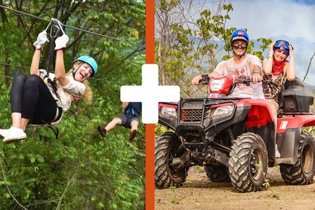 ATV + Zipline Combo Tour from Tamarindo or Conchal