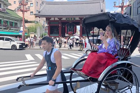 Asakusa, Tokyo: Rickshaw Experience and Highlights Walking tour