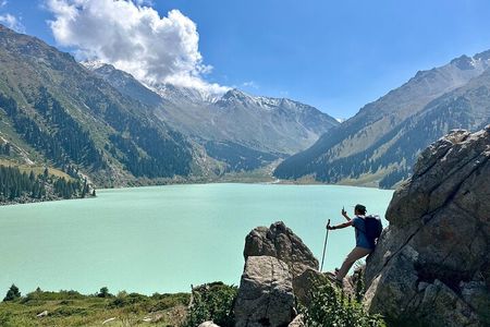 Big Almaty Lake & Thermal Springs at AlmaArasan Gorge by Car 9 AM