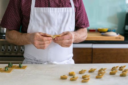 Ravioli Making Class in Palermo and Dessert