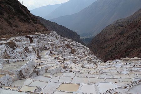 from Cusco:Chinchero,Moray & Salt Mines drop-off in Ollantaytambo