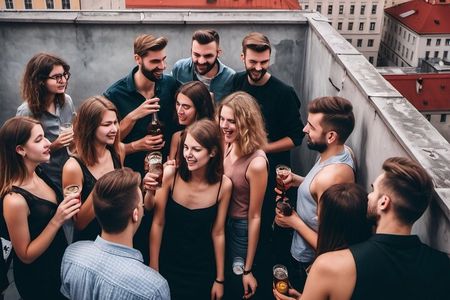 Rooftop BBQ Mingle