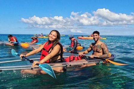Maui Clear Kayak and Snorkel Tour: Swim with turtles (Makena)