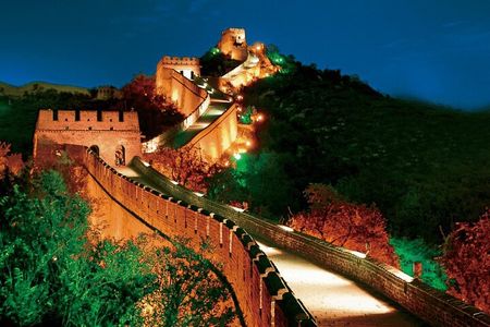 Sunset Glow at Badaling Great Wall Night Bus Tour with Ticket