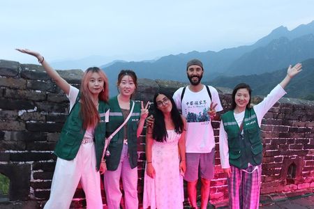 Sunset Glow at Mutianyu Great Wall Night Bus Tour with Ticket