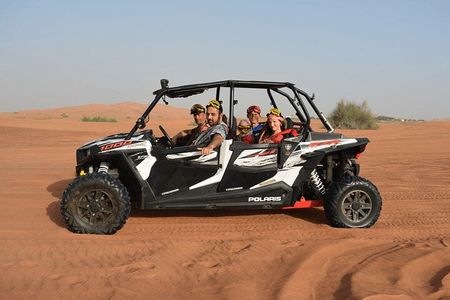 Dubai Morning 4 Seater Buggy Tour Sand Boarding & Camel ride 