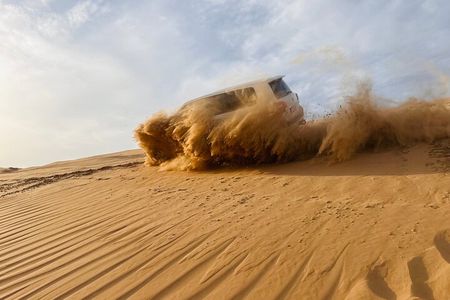 Abu Dhabi Private Dune Drive with Camel Farm Visit