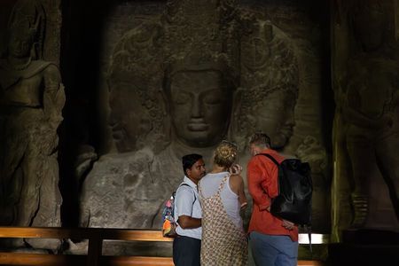 Guided Tour of Elephanta Caves in Mumbai