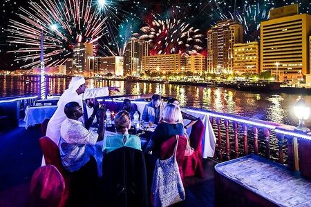 Dubai New Year 2026 Eve: Burj Khalifa Fireworks & Dhow Cruise