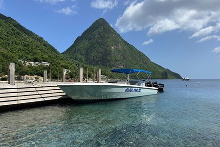 Private Full Day Charter: St Lucia Boat Tour to Soufriere
