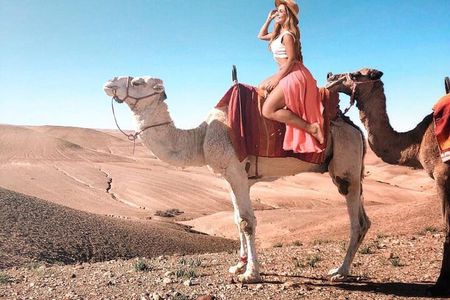 Atlas Mountain, home made lunch & camel ride in Agafay Desert