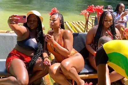 Bamboo Rafting and Party Catamaran Cruise in Montego Bay