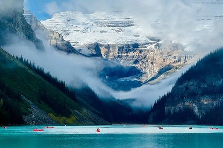 Lake Louise, Moraine Lake, Johnston Canyon, Banff day trip