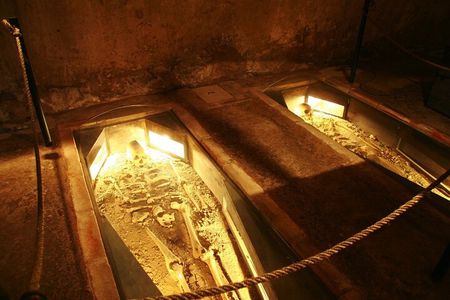  Catacombs and crypts in Antigua Guatemala.