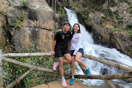 Langbiang Mountain , Crazy House and Datanla Falls from Da Lat 