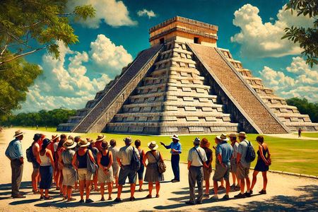 Chichén Itzá, Mexican Buffet, Cenote & Valladolid guided Tour