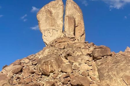 Explore the ancient The Land Of Midian & The Split Rock Of Mose's