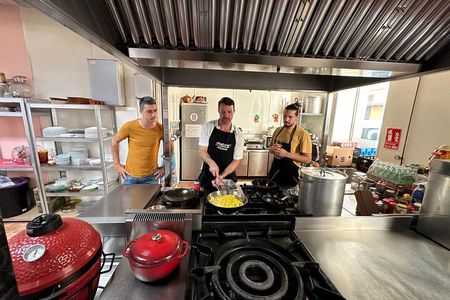 Evening Spanish Tapas Cooking Class with Live Guitar Music