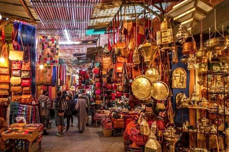 Tangier private Shopping Tour ending at the best local restaurant