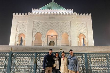 Walking Tour Rabat, City of lights by night 