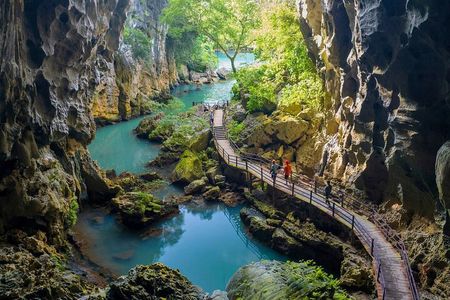 Paradise Cave & Dark Cave 1 Day - Deluxe Small Group