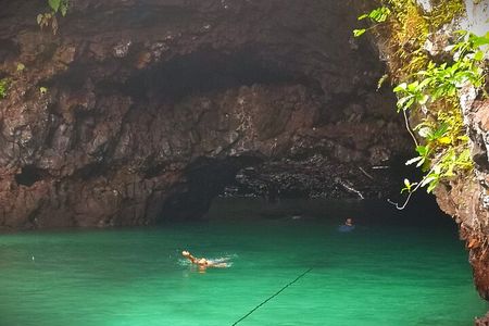 Cave Pools and Lava Tube Swims in Upolu