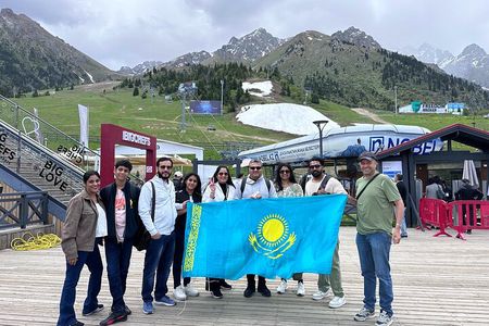 Group: Medeu, Shymbulak, Cathedral, 28's park, Market, Koktobe