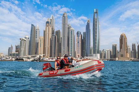Self Drive boat tour Dubai : JBR, Atlantis and Burj Al Arab