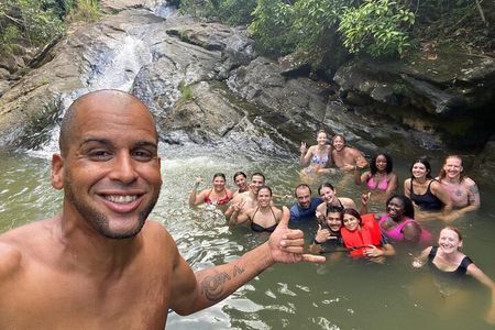 El Yunque & Beach Tour: Waterslide, Waterfall, Food, & Photos 