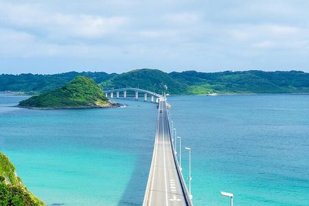 Akiyoshido Motonosumi Shrine Tsunoshima Bridge tour from Fukuoka
