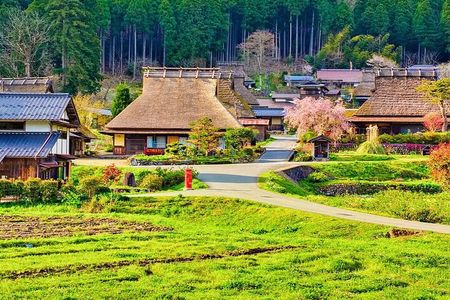 Amanohashidate Ine Funaya Miyama Village No Sato Tour from Osaka