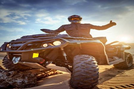 Agafay Desert: Quad Bike & Camel Ride & Magical Diner with Show 