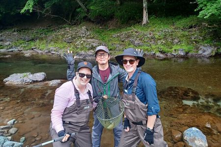 Private Mountain Stream Fishing Experience in Hokkaido