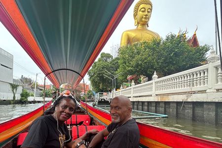 2 Hours Bangkok Canals, Wat Paknam, Wat Arun Temple 