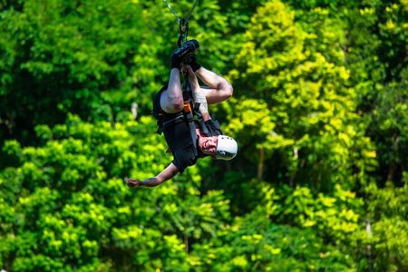 Sky High Zipline and Wang Sai Waterfall Views on Koh Phangan