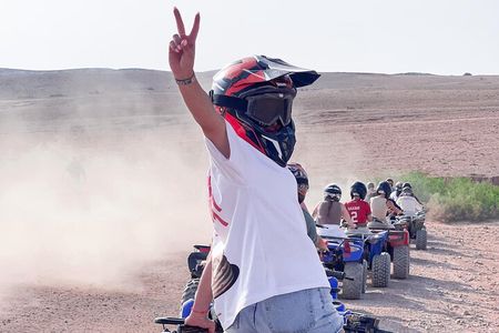 Agafay Desert: Camel Trek, Quad Biking Adventure, Dinner Show