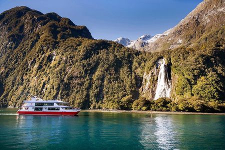 From Te Anau: Milford Sound Cruise & Glass-Roof Coach Tour