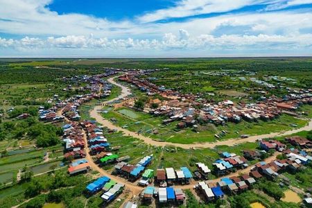 Kampong Khleang Floating Village and Tonle Sap Half Day Tour