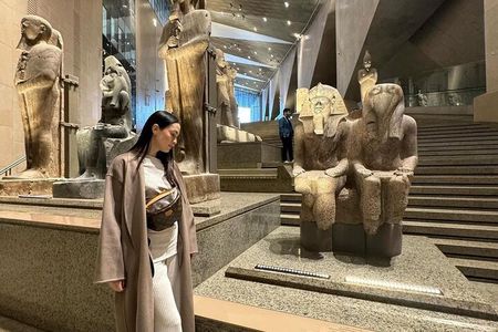 Half Day Tour to The Grand Egyptian Museum with BBQ Lunch.