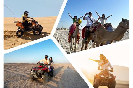  1-Hour Self-Drive Quad Bike, 30-Min Camel Ride & Dune Bashing